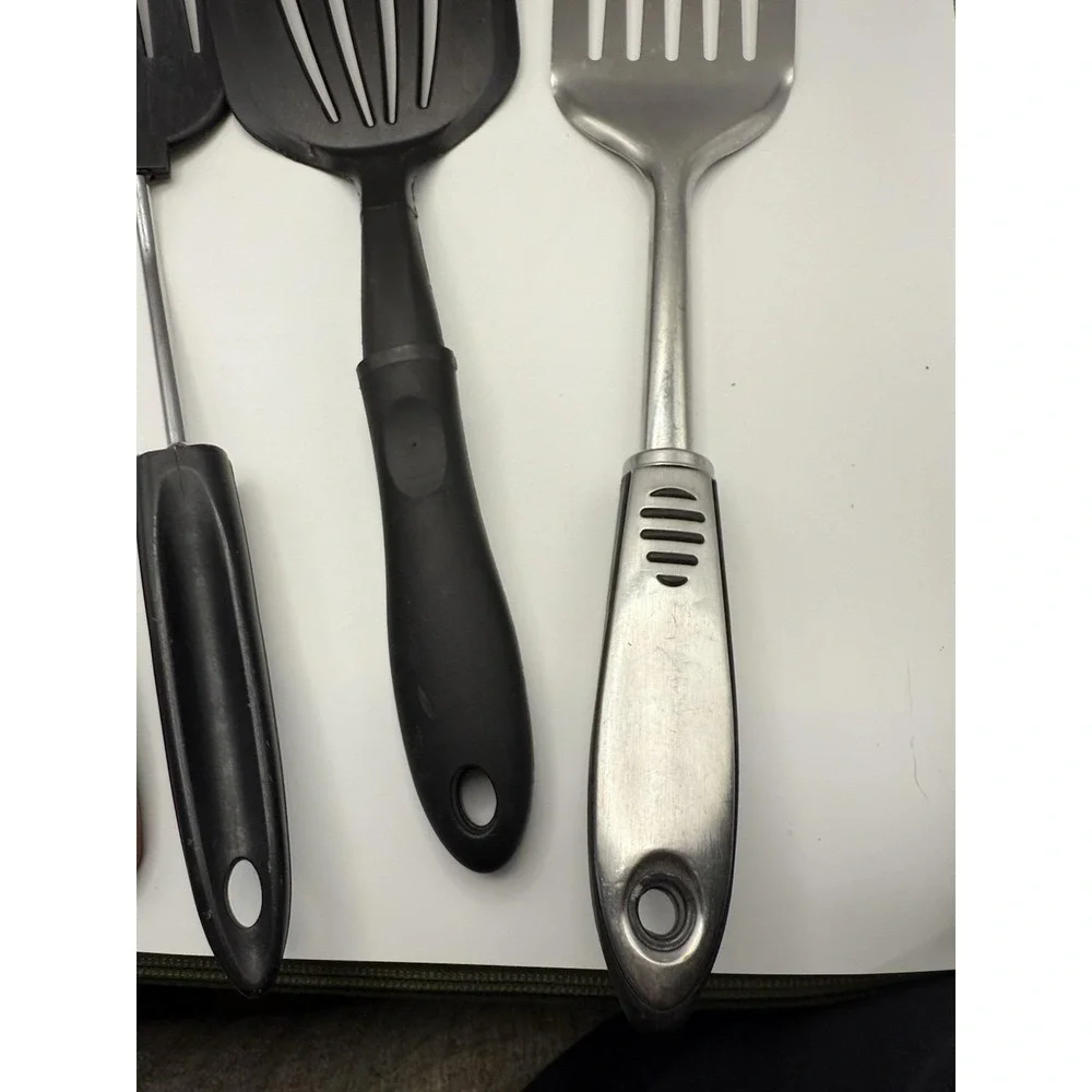 Lot Of 4 Vintage Cooking‎ Utensil Spatulas Melamine USA More